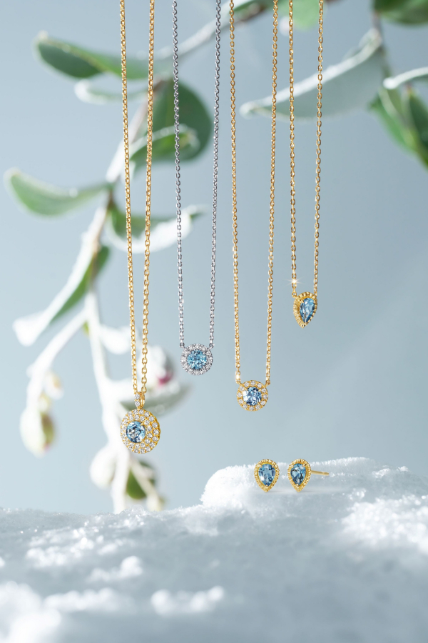 DIAMOND HALO NECKLACE(L)(1ZN1080)K18 ネックレス｜スタージュエリー公式オンラインストア