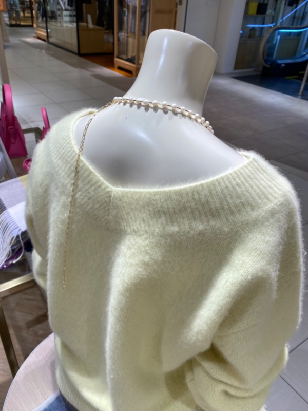 23区ふわふわヘアリーニット 高級ウール100% 大きいサイズ46 22AW