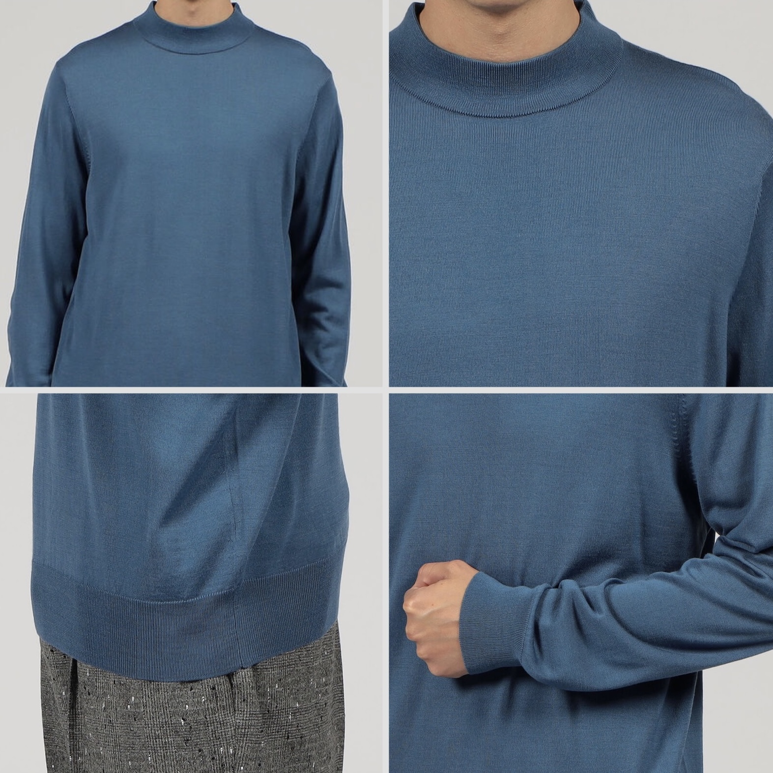 商品画像：TOMORROWLAND tricot ショールカラー ニット セーター L - メルカリ 4