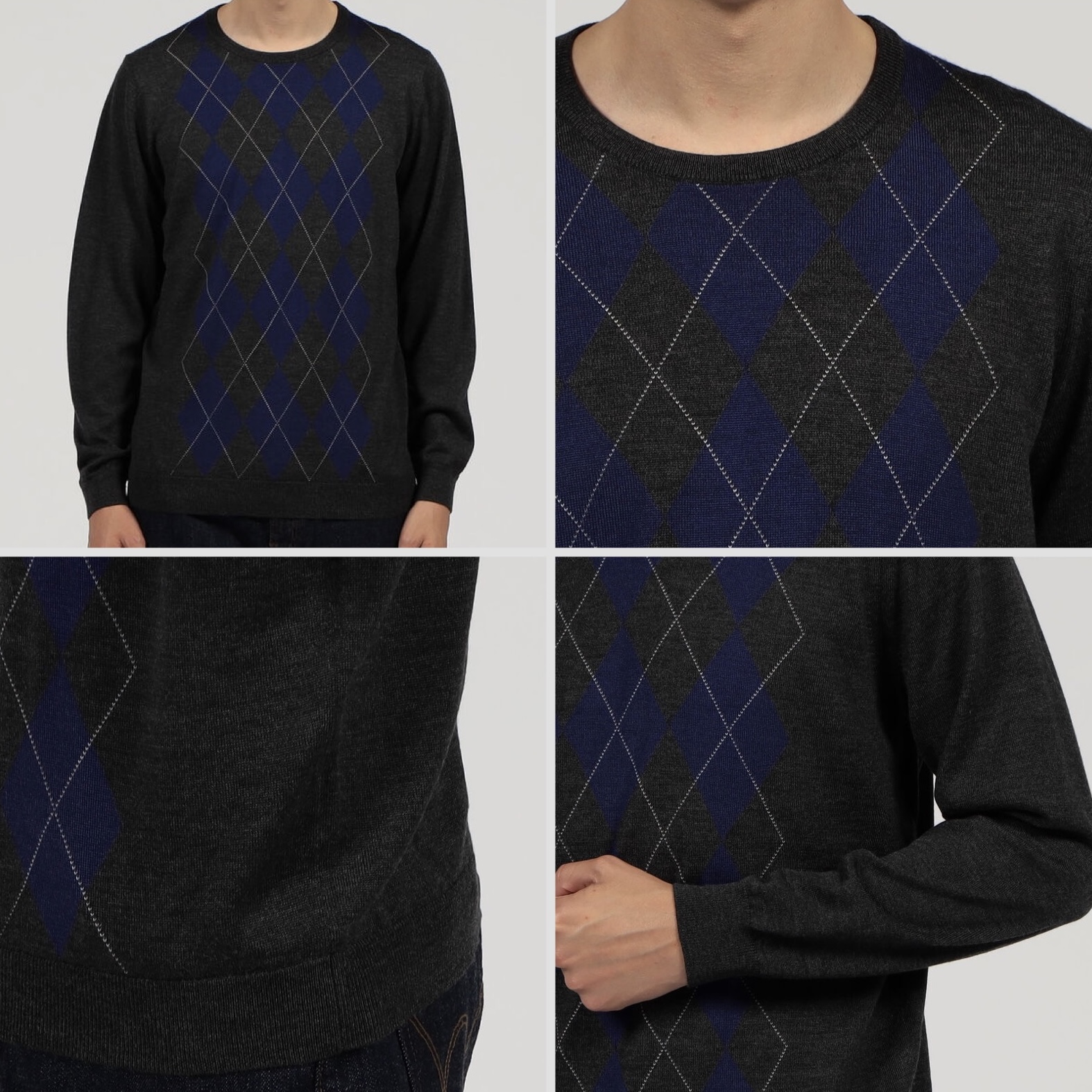 商品画像：TOMORROWLAND tricot ショールカラー ニット セーター L - メルカリ 4