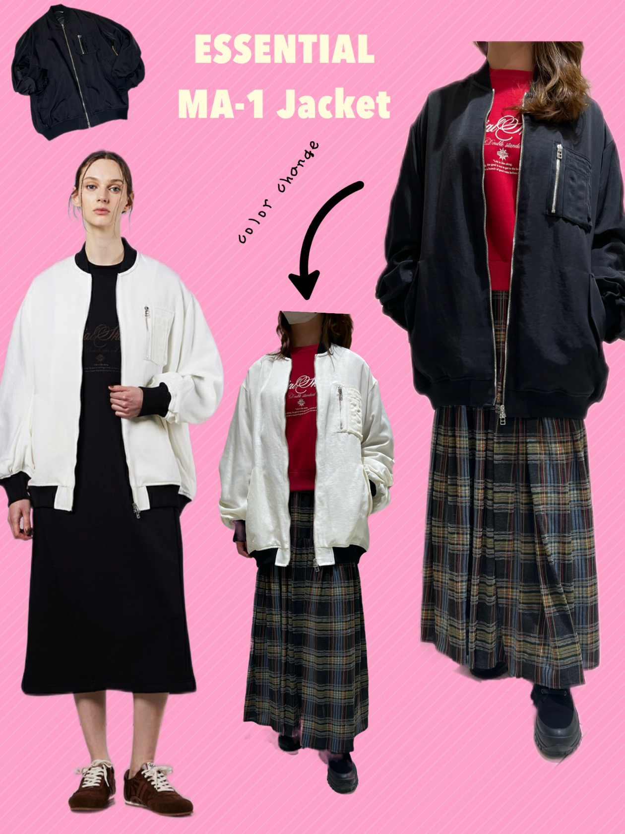 着回し力抜群❣️推しブルゾン😤 | ソブ ダブルスタンダード