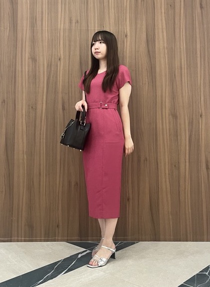 24SS♡美品♡ピンキーアンドダイアン ボウタイ ワンピース 幾何学 38 限定カラーアイテムのご紹介🩷 | ピンキー＆ダイアン | 大丸東京店公式
