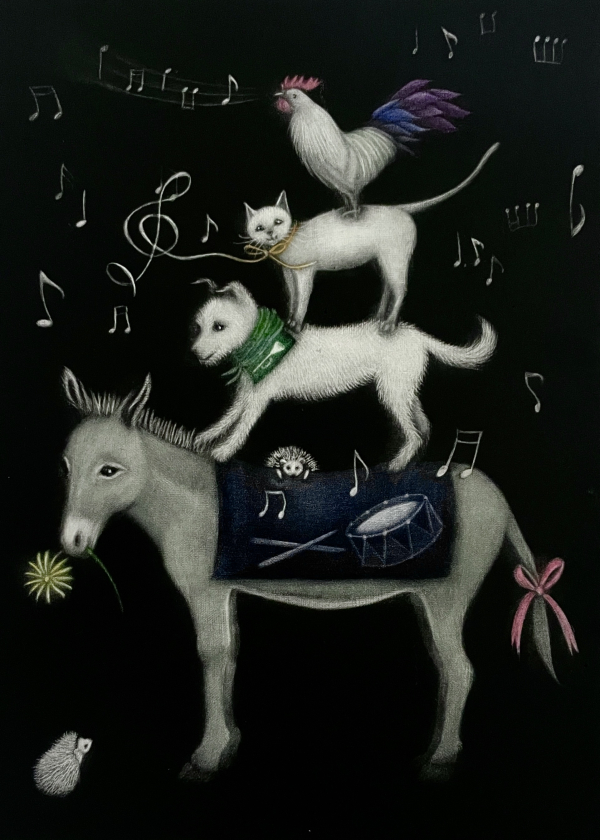 ー漆黒の世界に瞬く物語ー 長谷川美菜銅版画展 | 美術画廊 TOPICS