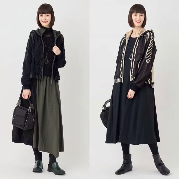 ヒロコビス他☆全て未使用！お洒落な秋・冬コーディネイト-7☆sizeM相当 ルック「ヒロコ コシノ」2023年秋冬コレクション - WWDJAPAN