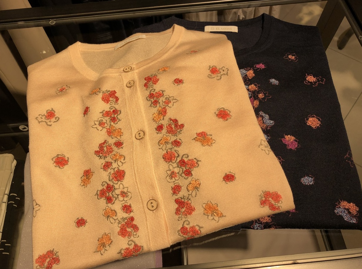 インターシャ刺繍ニット【7階 EL MIDAS】 | エルミダ | 大丸梅田店公式 SHOP BLOG