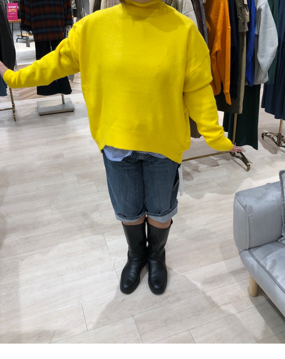 期間限定販売カラーニット