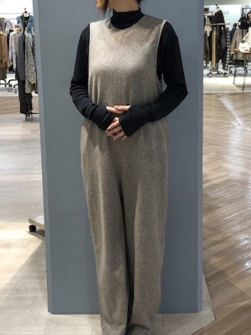 ウールサロペット