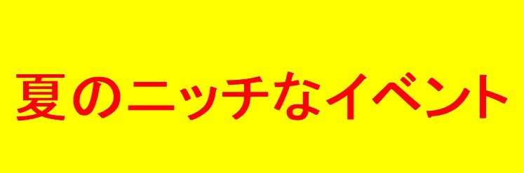 マツチカ夏のニッチなイベント検討中（今回文字だらけ）