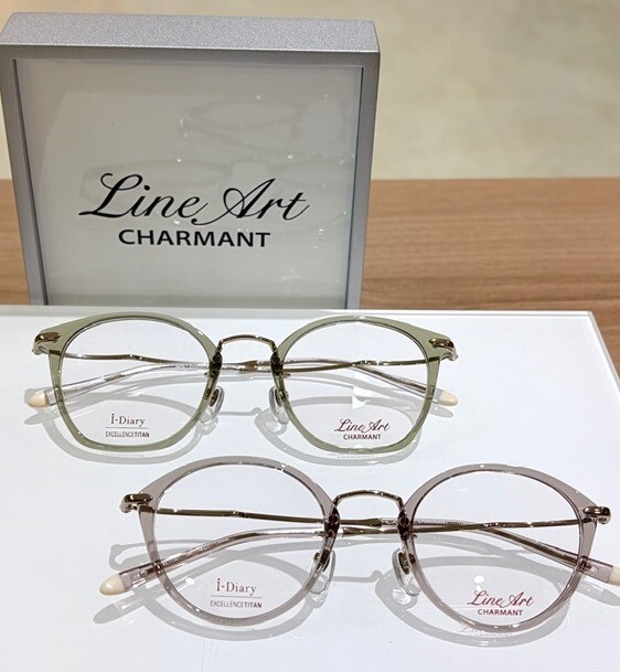 この軽さ！強度でも軽いメガネを！ラインアート