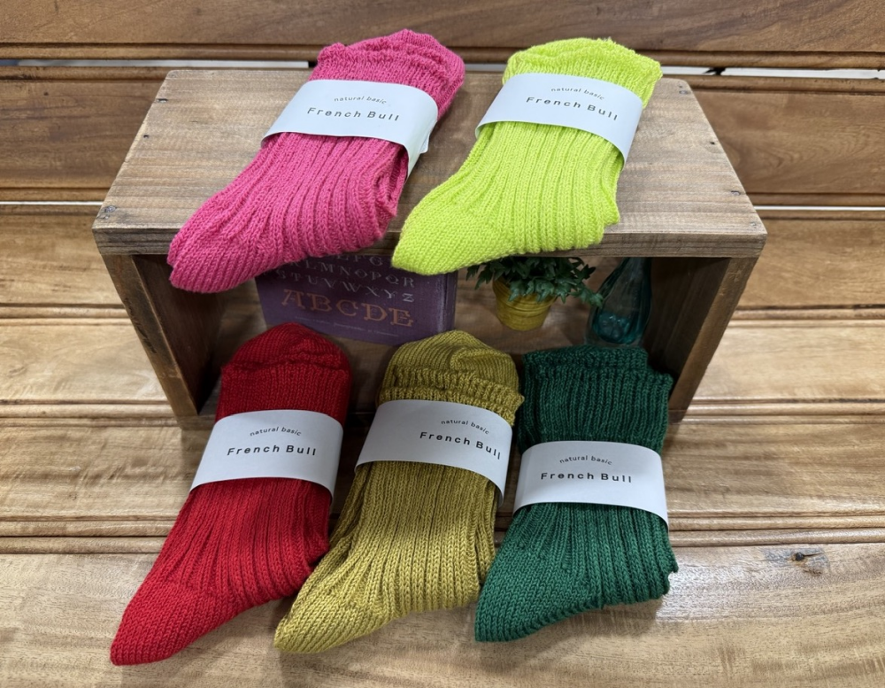 通気性に優れたリネンソックス🧦