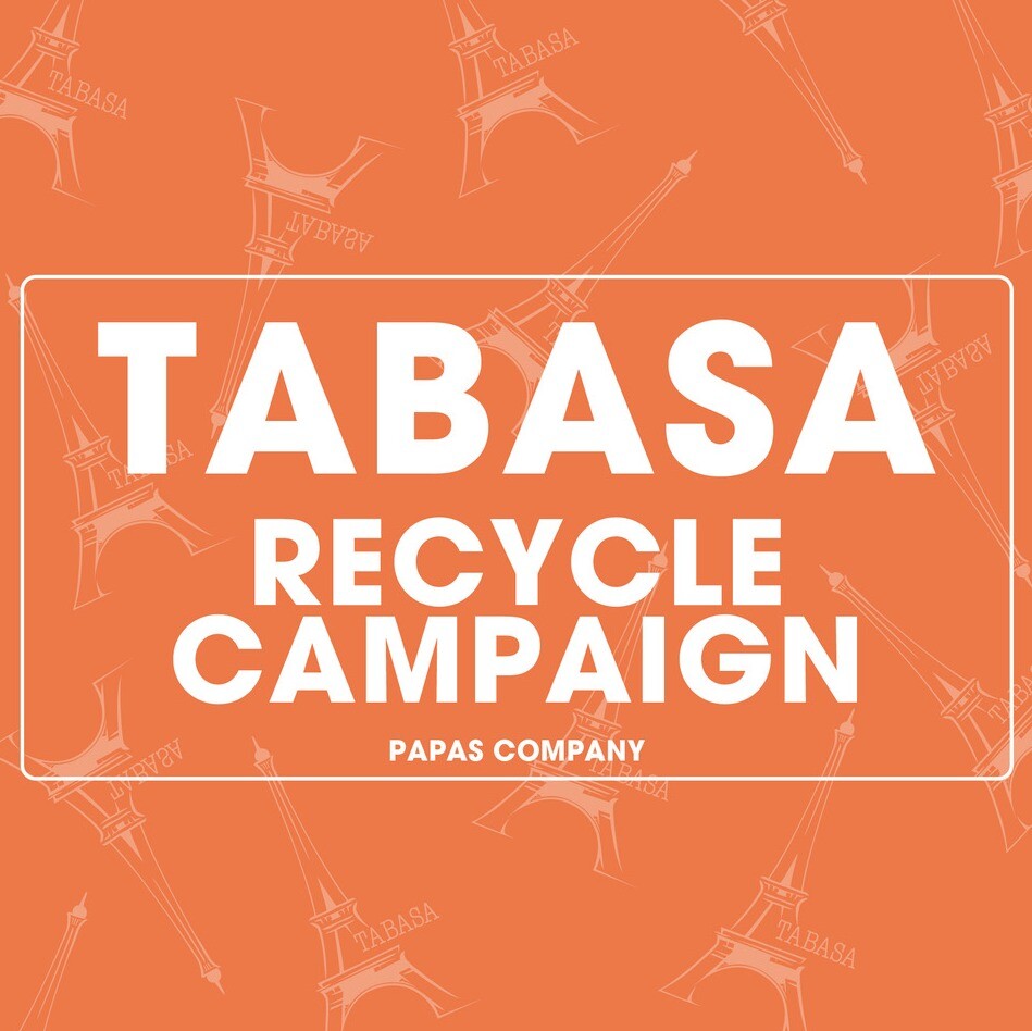 TABASA リサイクルキャンペーン3月6日（金）より開催