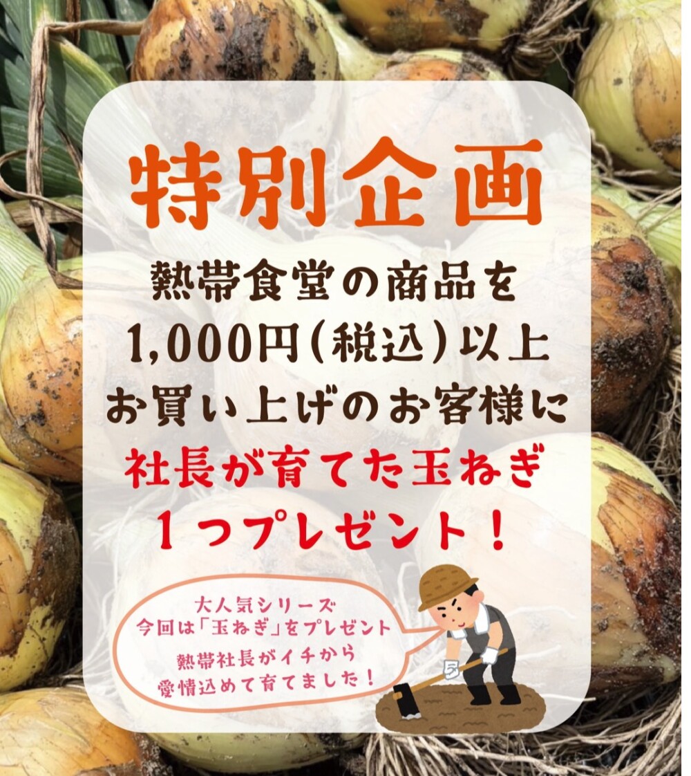【社長が採ったシリーズ】新玉ねぎプレゼント企画