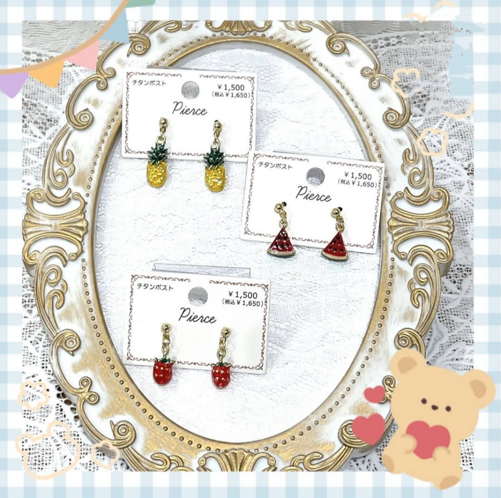 🍉大人気　フルーツピアス🍉