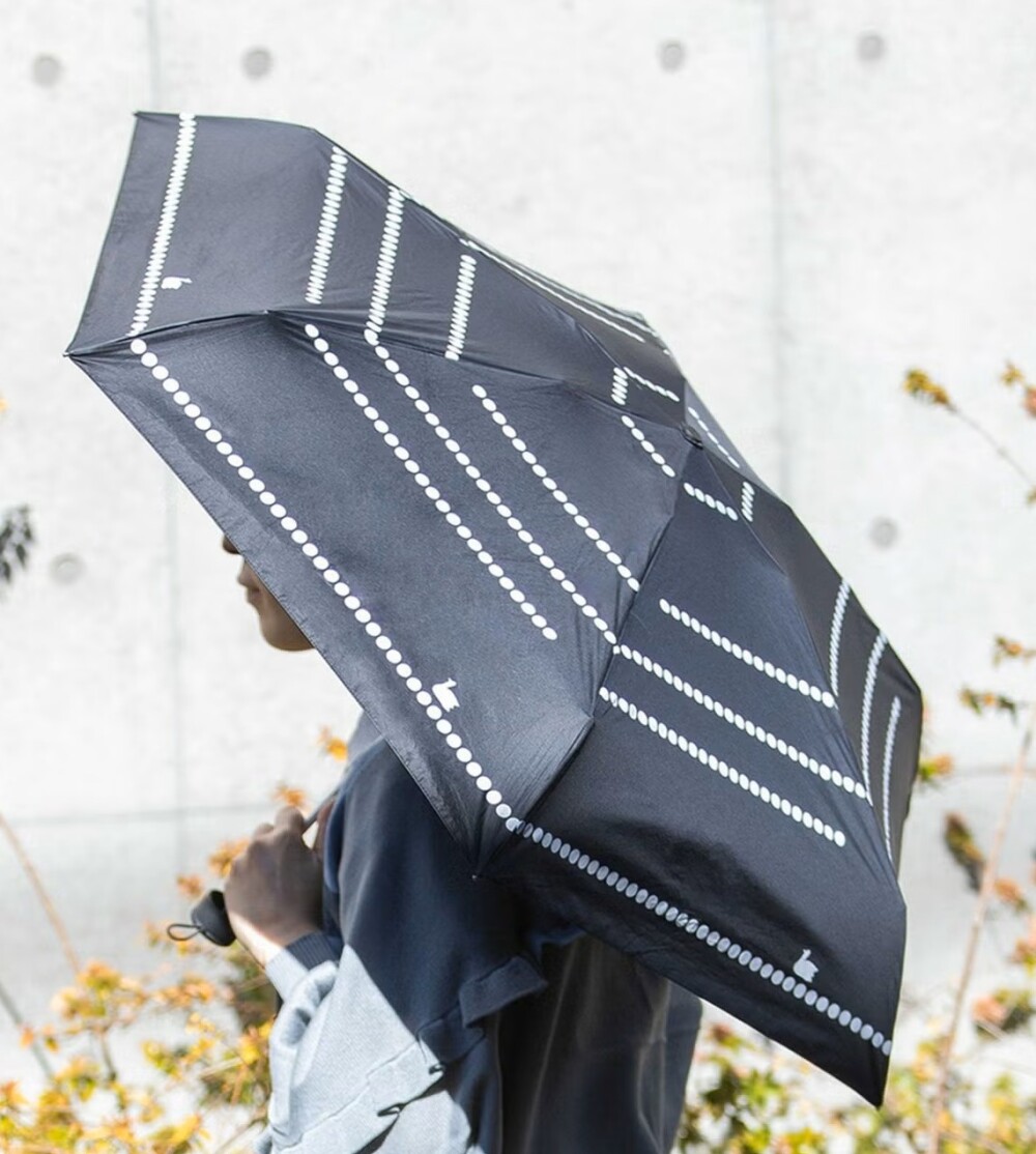 【2Fノップドゥノッド】母の日ギフトに◎ドット柄の晴雨兼用折りたたみ傘