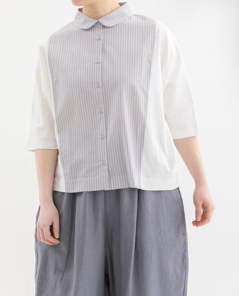 【2Fノップドゥノッド】母の日のギフトに◎5分袖シャツカットソー