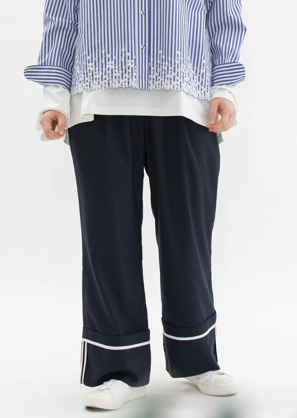 【2Fノップドゥノッド】ロールアップパンツ