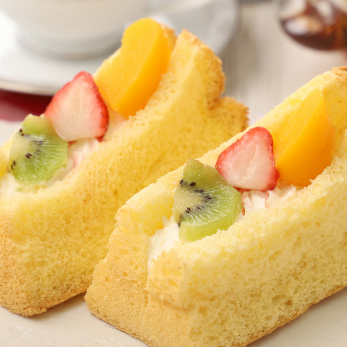 【期間限定】まざあぐうす　京のふんわりクリームシフォン（フルーツ）　販売中！