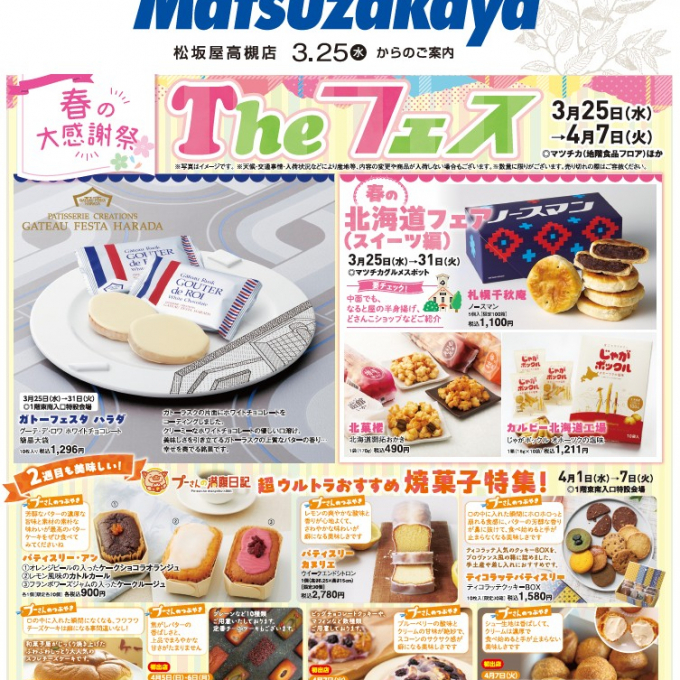 3.25～の、ほっこり、ワクワクのマツチカ　THEフェス