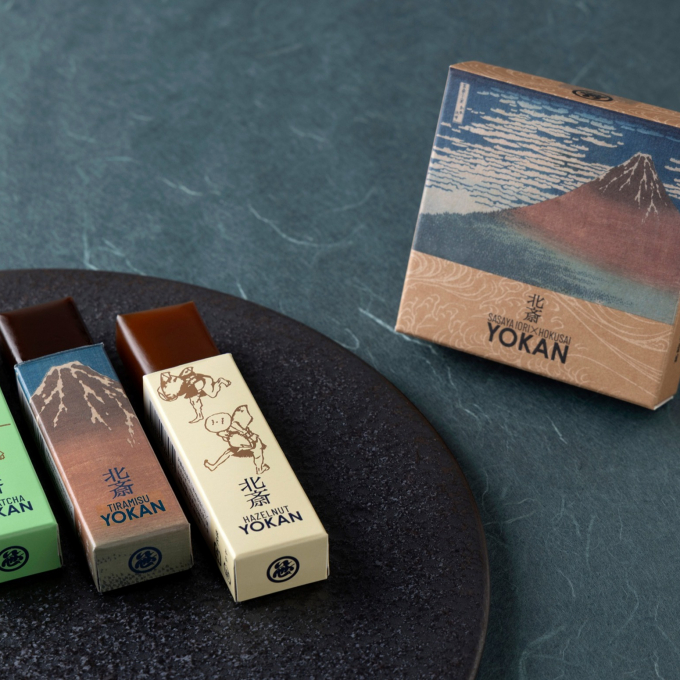 笹屋伊織　北斎羊羹