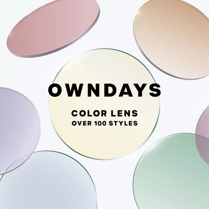 OWNDAYSのCOLOR LENSで夏を彩ろう! ~OVER 100 STYLES~
