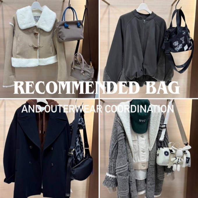 オススメバッグ＆アウターコーデ⛄️🩵