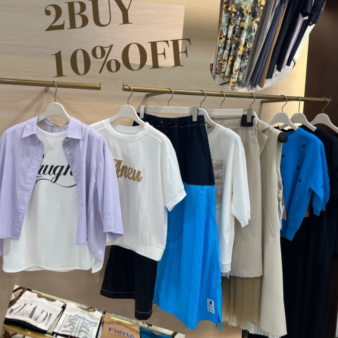 2buy10%offセールのお知らせです🩵