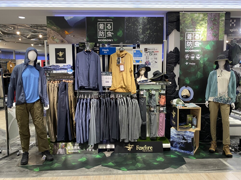 Foxfire Pop Up Shop 開催しています 石井スポーツ 大丸東京店公式 Shop Blog
