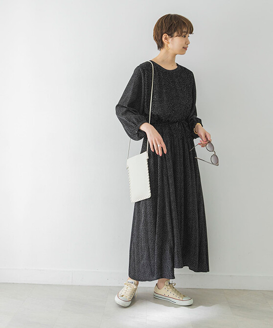 プリーツデザインドットワンピース アーバンリサーチ 大丸東京店公式 Shop Blog