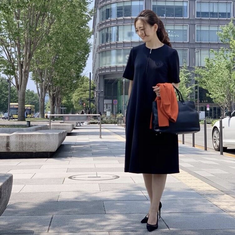 頼れる半袖ワンピースで晩夏のお仕事コーディネート ｍ プルミエ 大丸東京店公式 shop blog