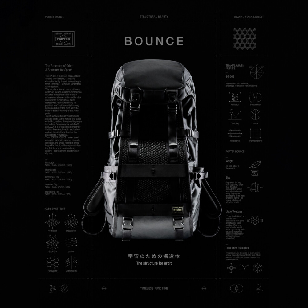 吉田カバン｜「PORTER BOUNCE」発売