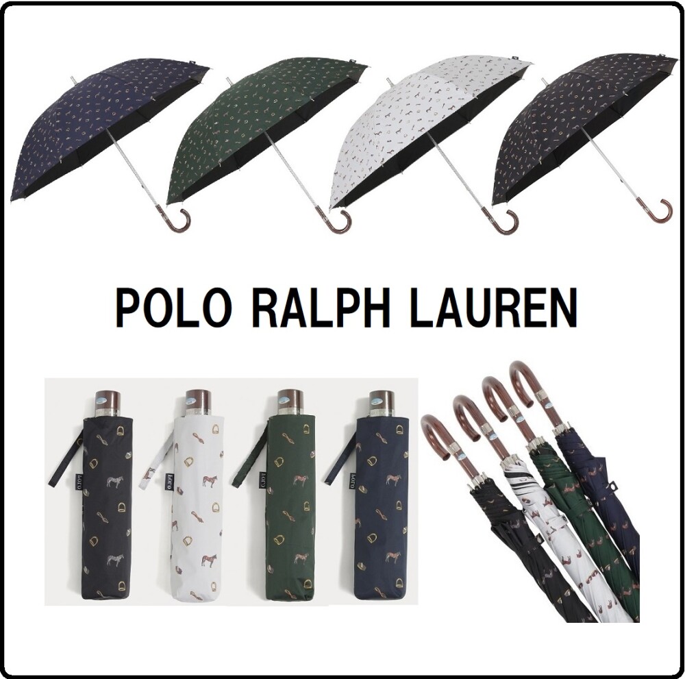 POLO RALPH LAUREN (ポロラルフローレン) 馬具柄の晴雨兼用傘☂ 