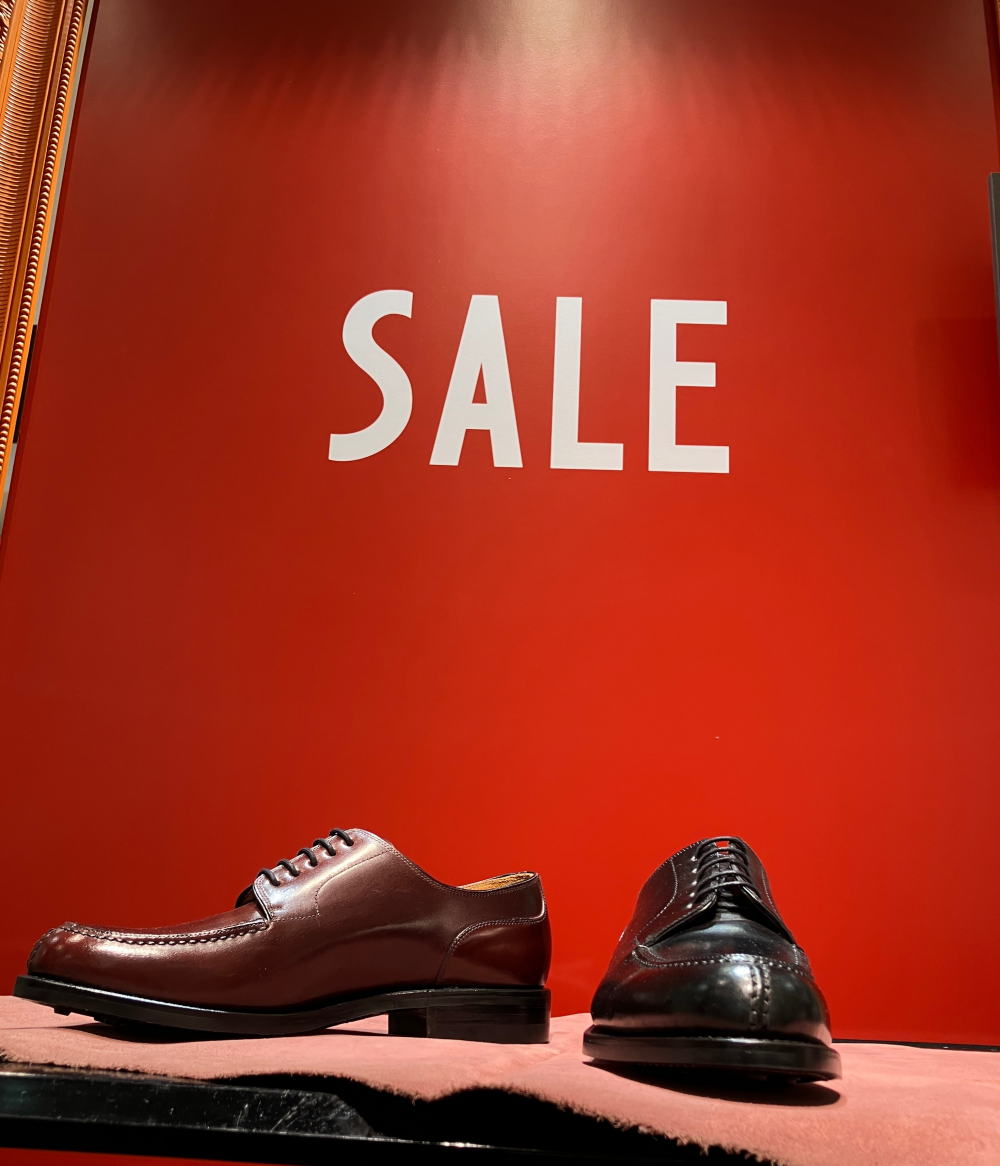 紳士靴売場  SALE開催中