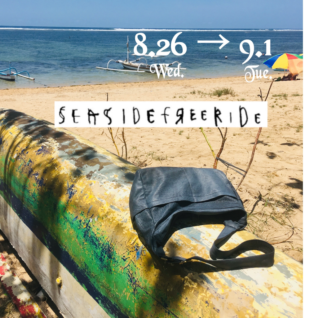 神戸発のバッグブランド《 seaside freeride 》POP UP
