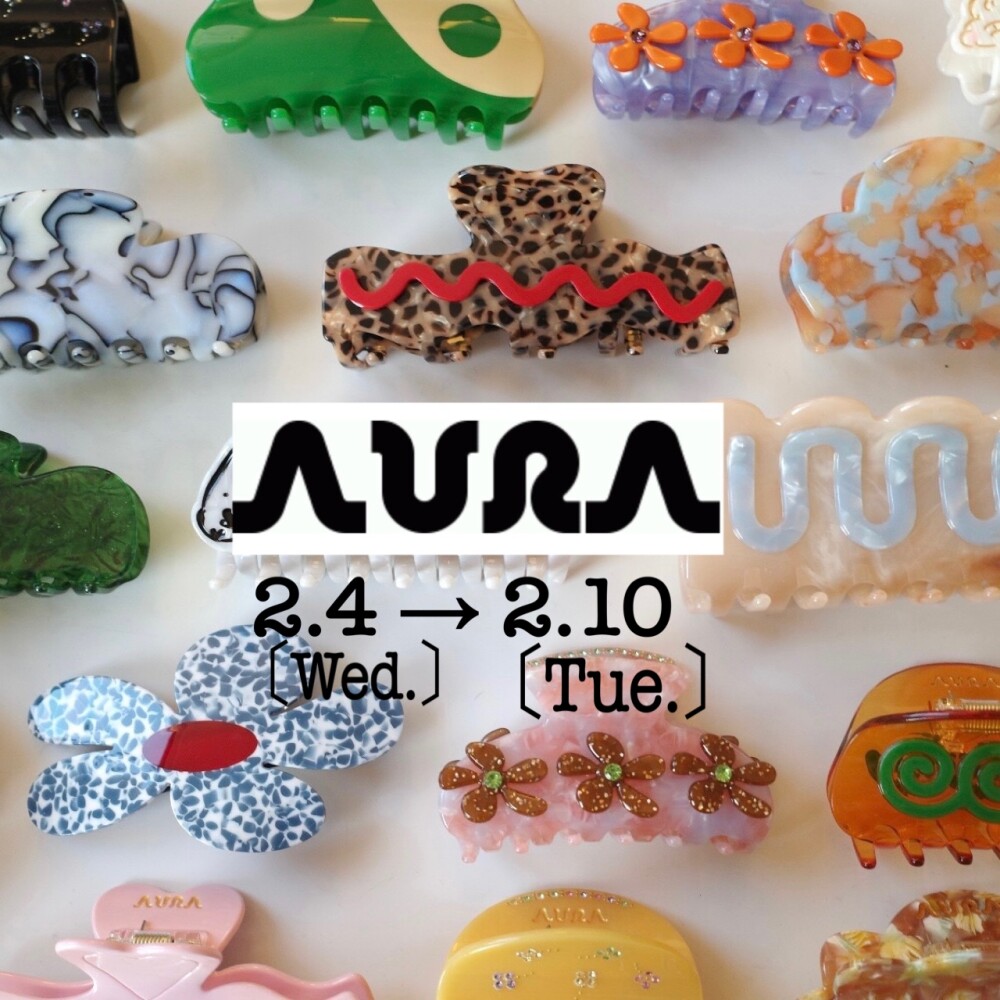 東京発・カラフルポップなヘアアクセサリー＜AURA＞2/4～2/10