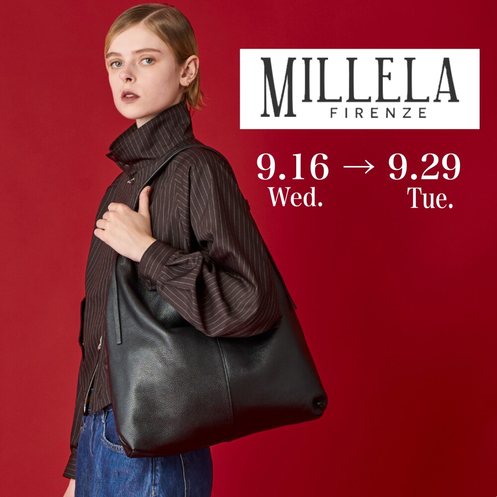 イタリア・フィレンツェ発のバッグ＜MILLELA FIRENZE＞POP UP