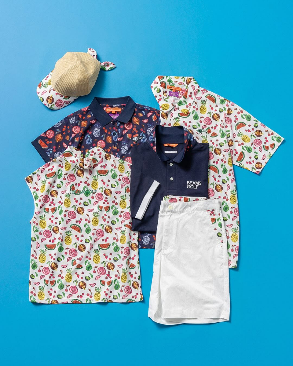 【BEAMS GOLF】リバティ・ファブリックス別注シリーズ