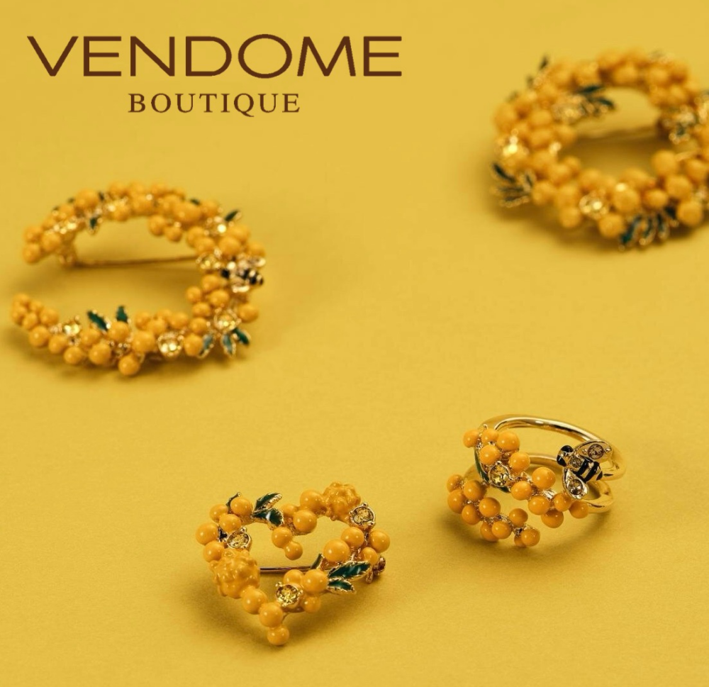 ミモザモチーフ新作アクセサリーのご紹介【ヴァンドームブティック】
