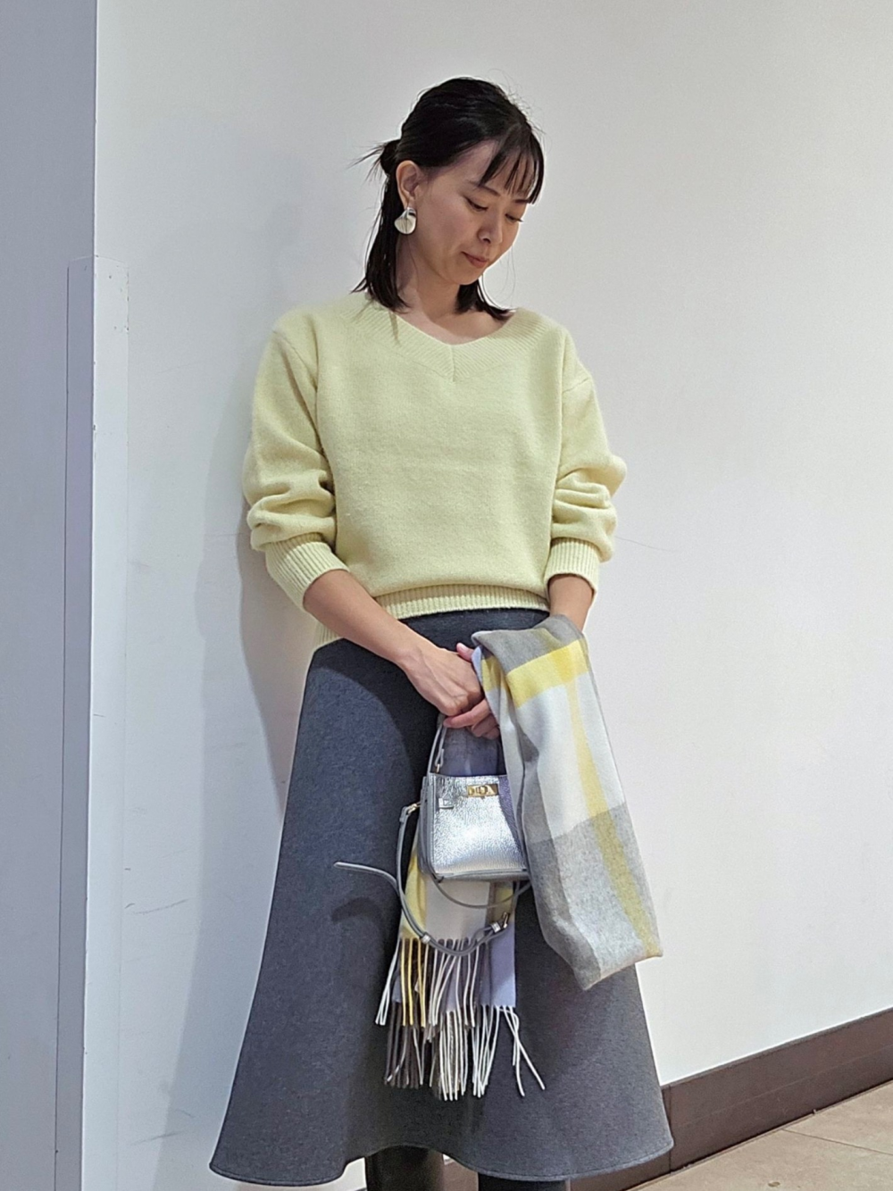 ふわふわヘアリー2wayニット