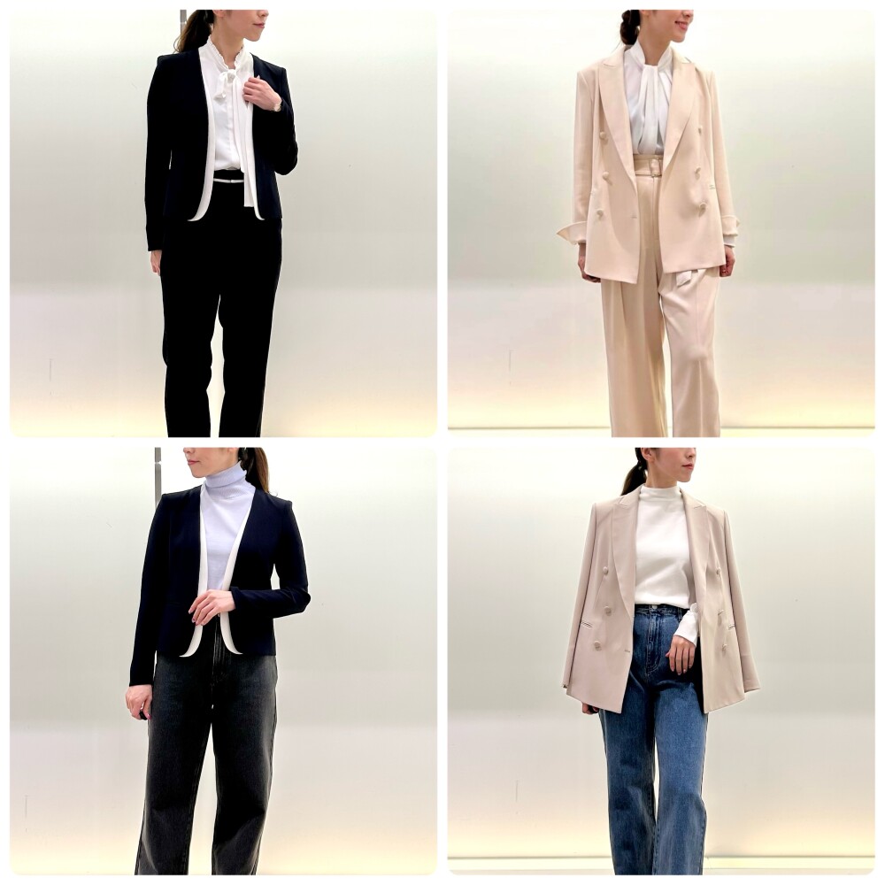 BEIGE,【春の着回しオフィス服】