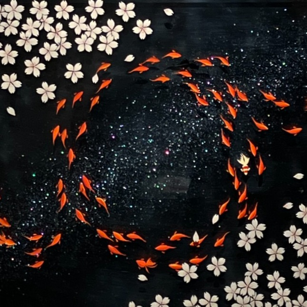 「江藤 雄造 現代漆芸展 Flow」