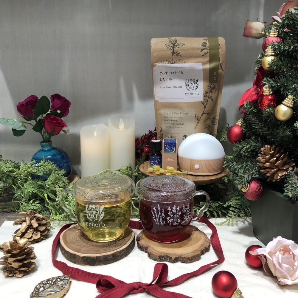 ぐっすりおやすみしたい時に✨など♪ゆるりと「おやすみ🌙🫧」時間にお約束のハーブやアロマたち🌿