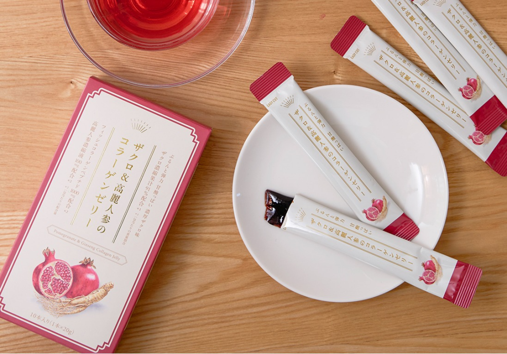 《NEW》ザクロ＆高麗人参のコラーゲンゼリー