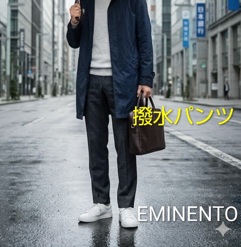 撥水パンツで梅雨を快適に