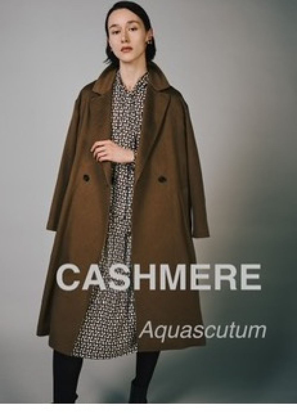 【AQUASCUTUM】カシミヤコート
