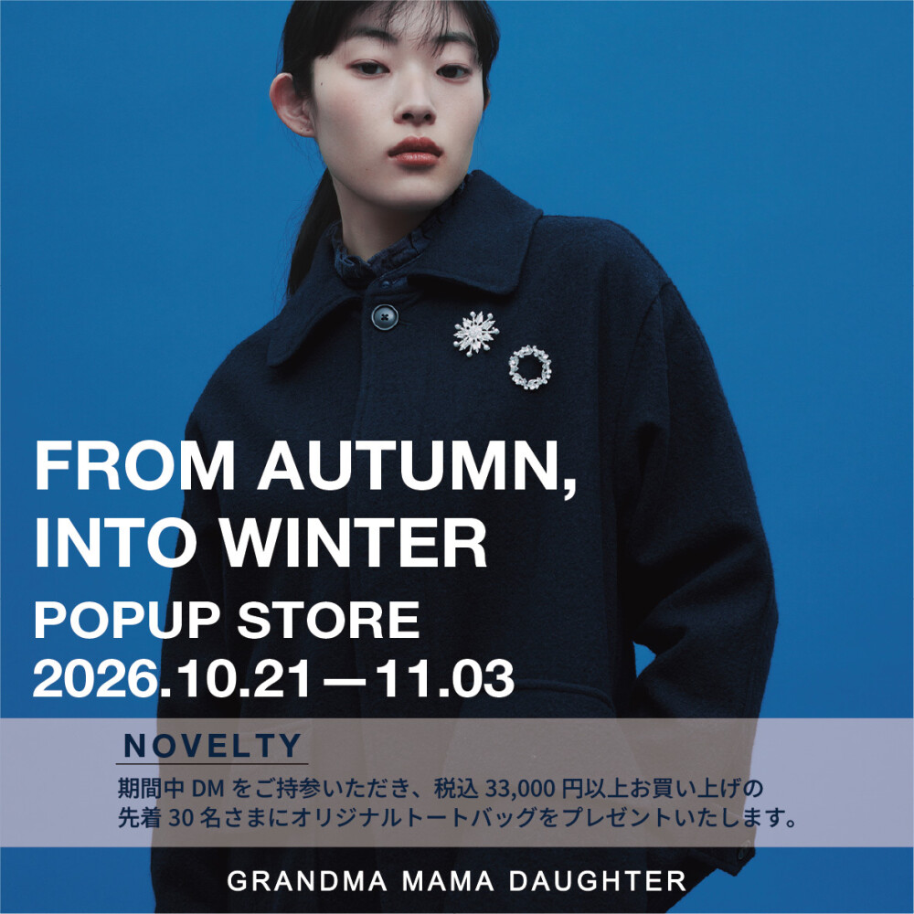 FROM AUTUMN INTO WINTER POPUP STORE