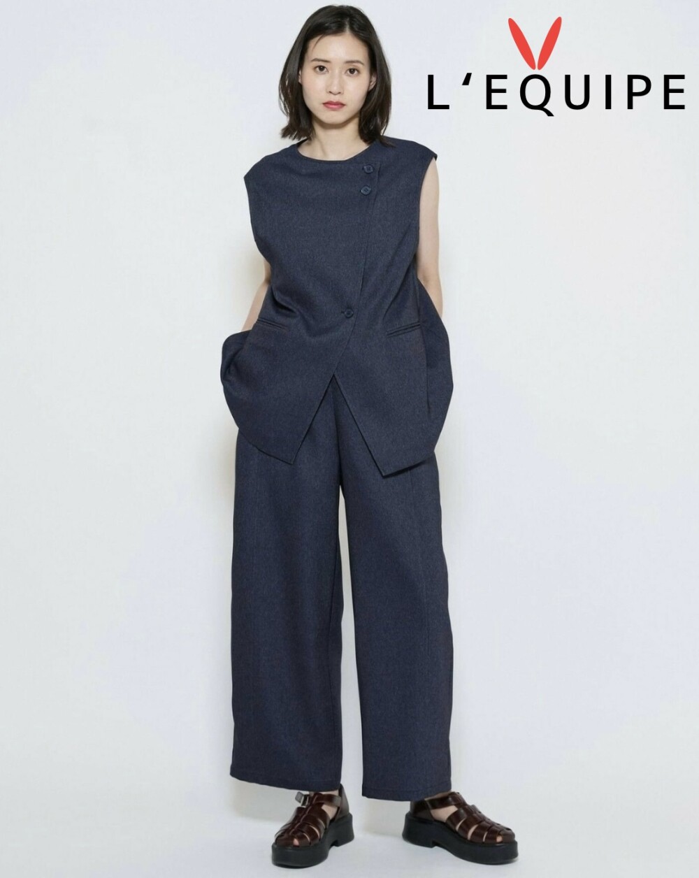 【ジレセットアップ】L‘EQUIPE