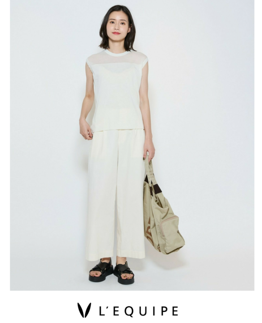 【L‘EQUIPE】綿パンツ