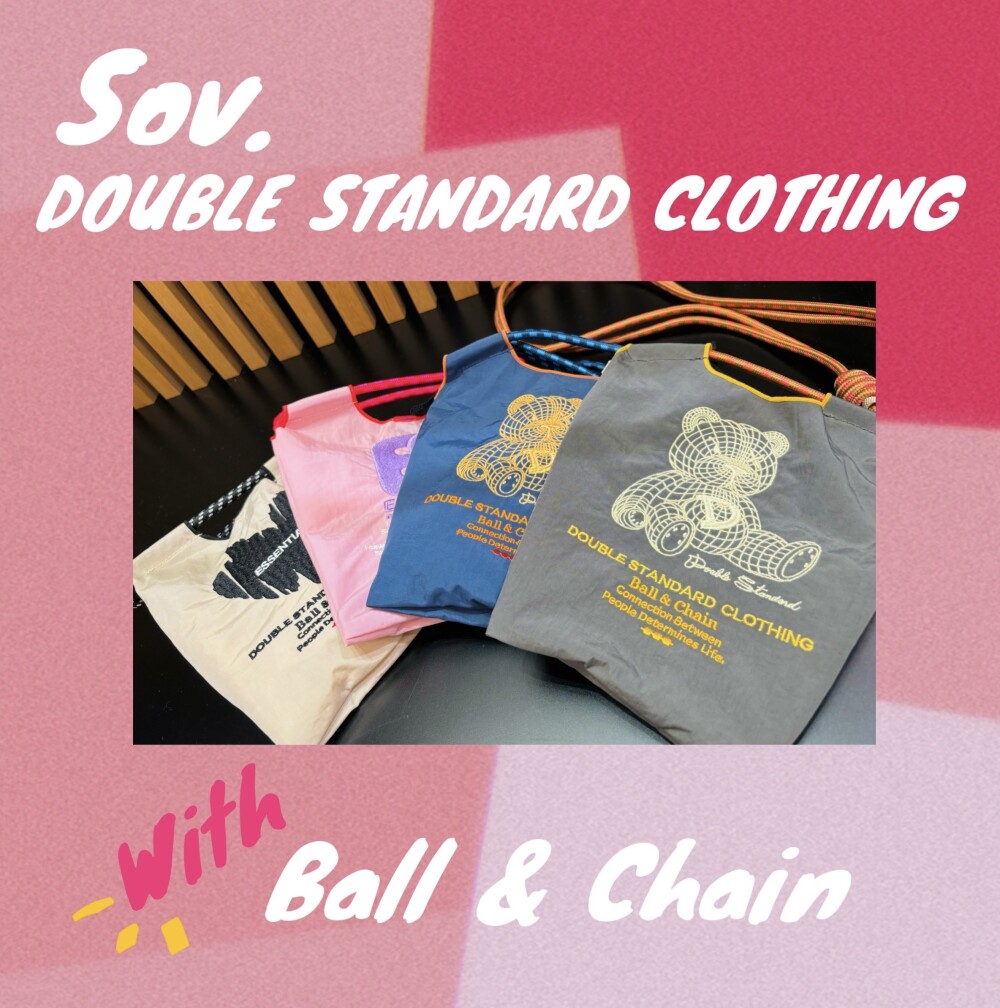 Ball&Chain✖️ダブスタ🧸【新作コラボエコバッグ】