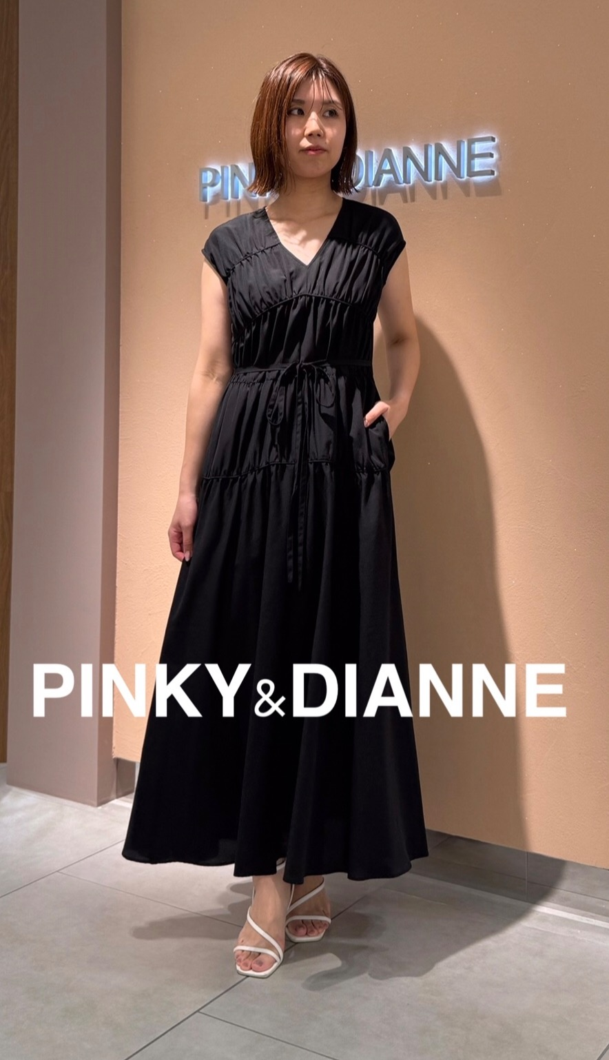快適シャーリングフレアワンピース👗