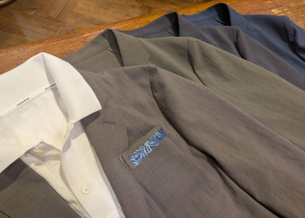 【パパス】春夏に着れる快適ジャケット✨